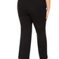 Kasper Women's Plus Size Pull-on Compression-Waist Pants Black Size 14w