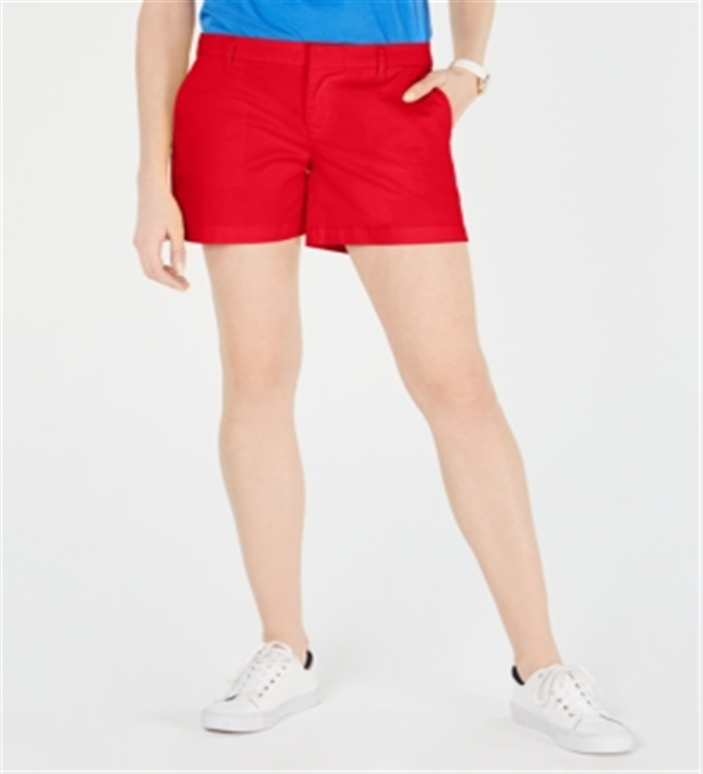 Tommy Hilfiger Women's Hollywood Shorts Red Size 16