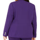 Calvin Klein Women's Blazer Wear to Work Jacket Purple Size 16W
