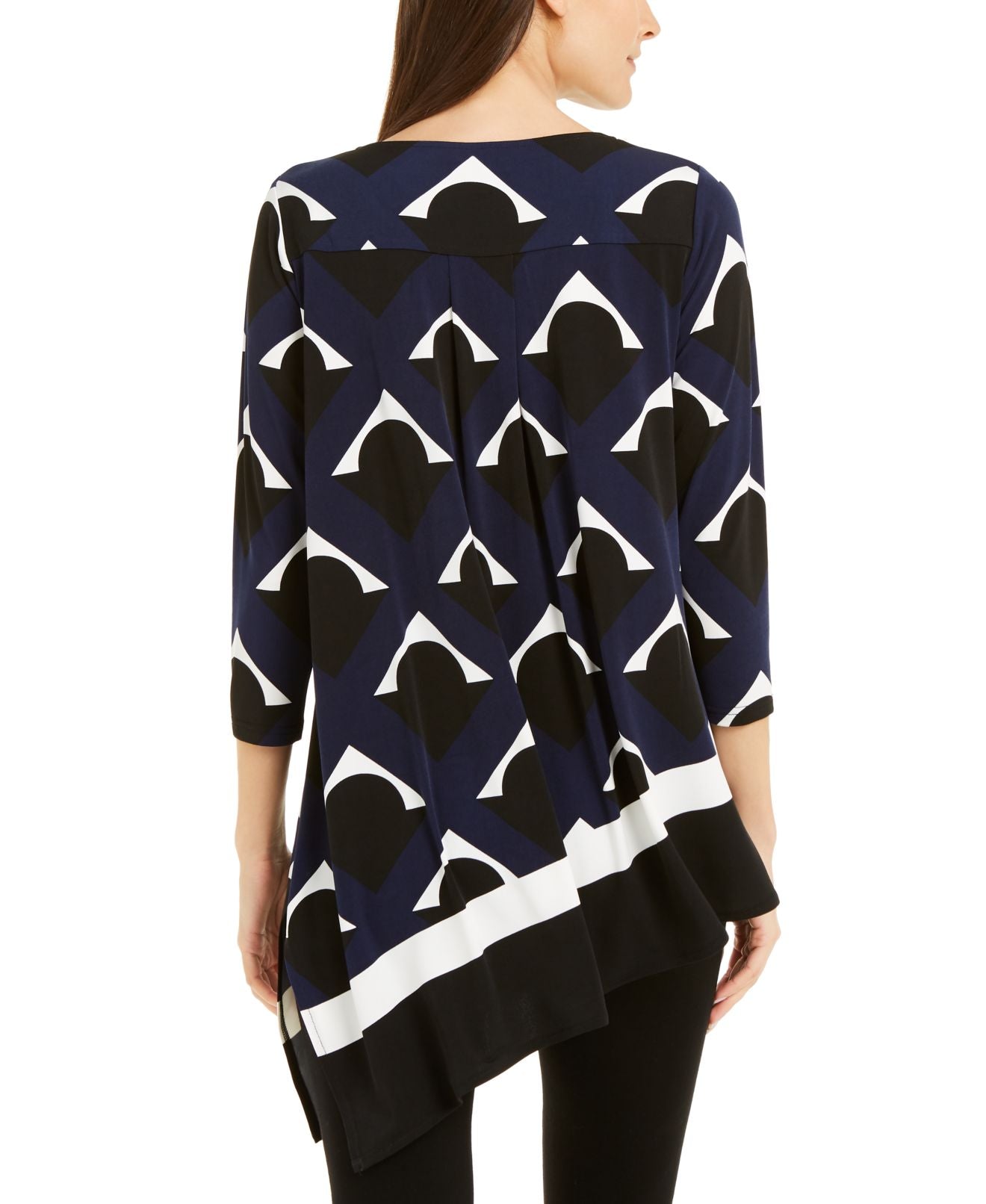 Alfani Women's Blouse Midnight Blue Size Small