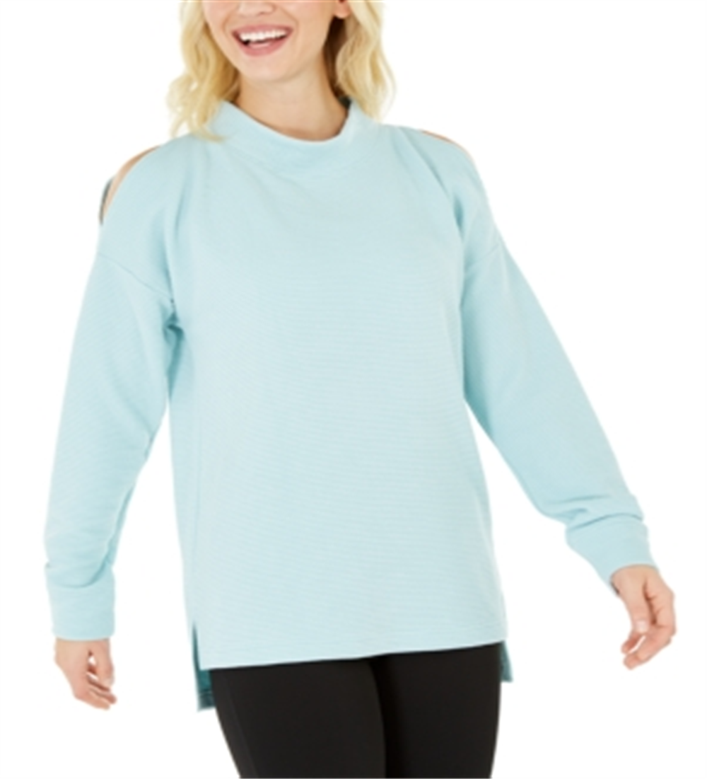 Ideology Cold-Shoulder Vented Top Mint Size XS