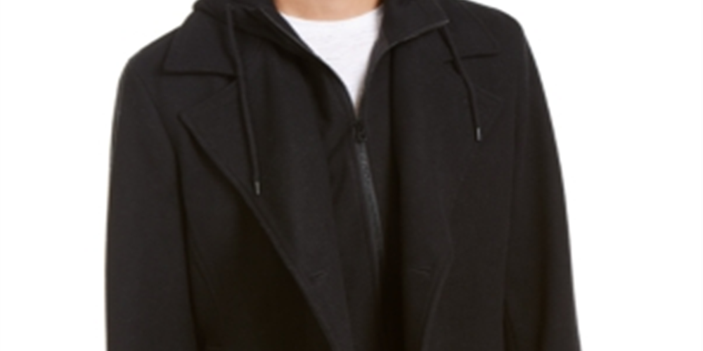 American Rag Men's Miles Solid Bib Peacoat Black Size Large