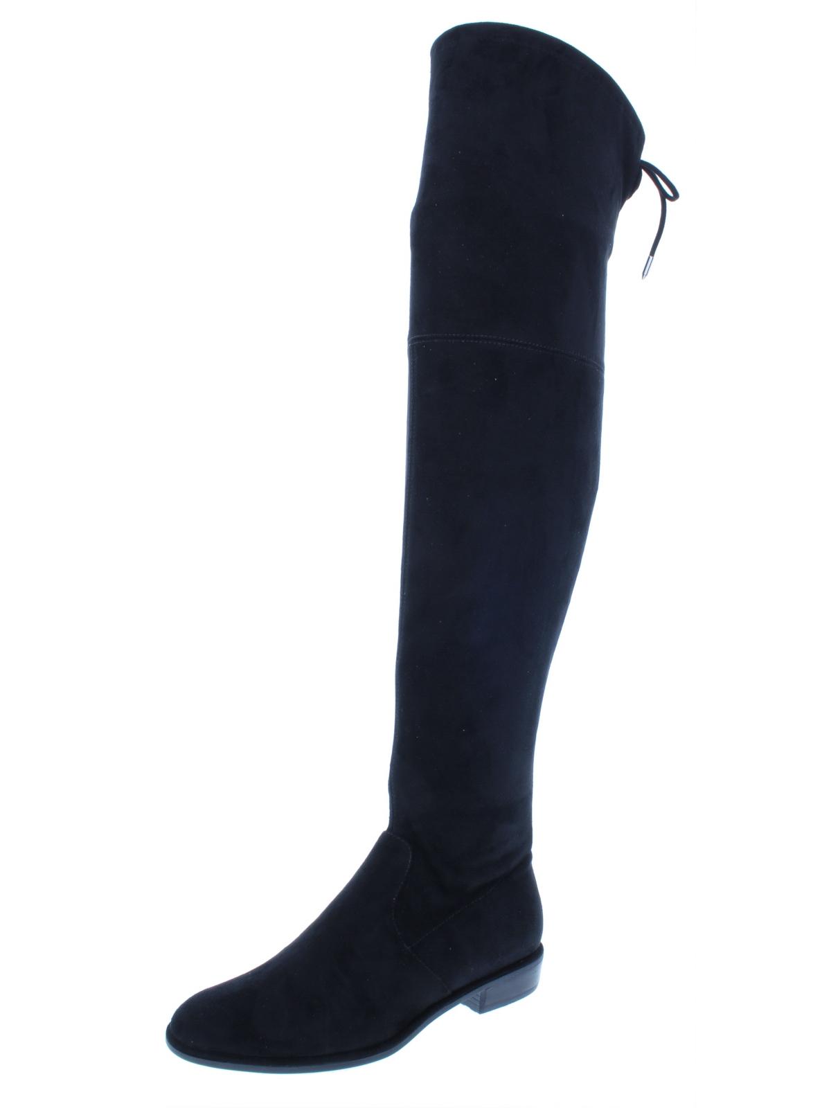 Marc Fisher Women's Almond Toe Block Heel Zip up Boots Black Size 5 M