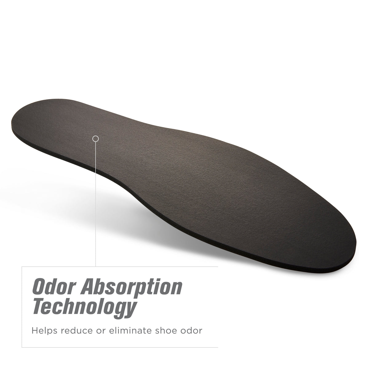 Sofcomfort Men's Odor Attacking Insole Black One Size