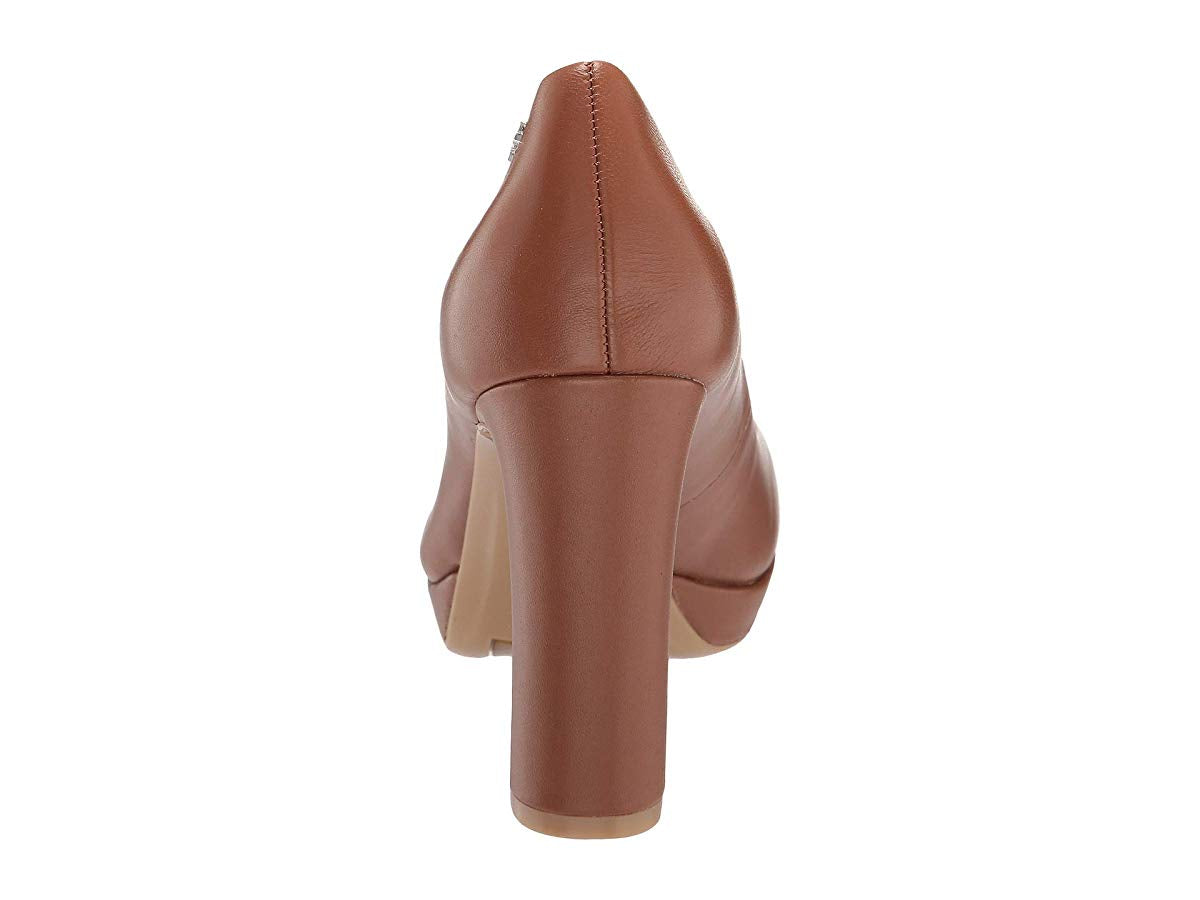Calvin Klein Women's Russet Premda Nappa Heels -Brown Size 8 M