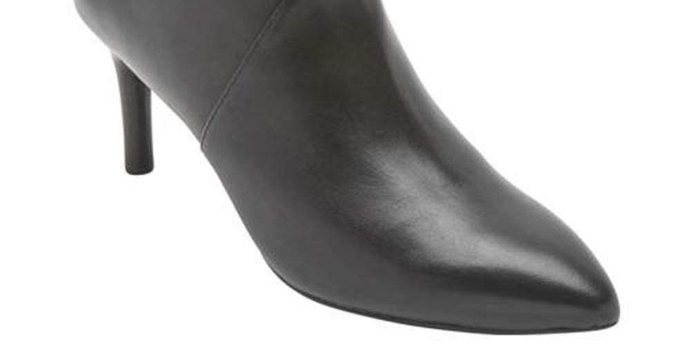 Rockport Women'sTotal Motion Ariahnna Plain Bootie Black Size 7.5 W