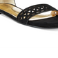 Thalia Sodi Women's Jacey Fabric Open Toe Casual Ankle Strap Sandel Black Size 8.5 M