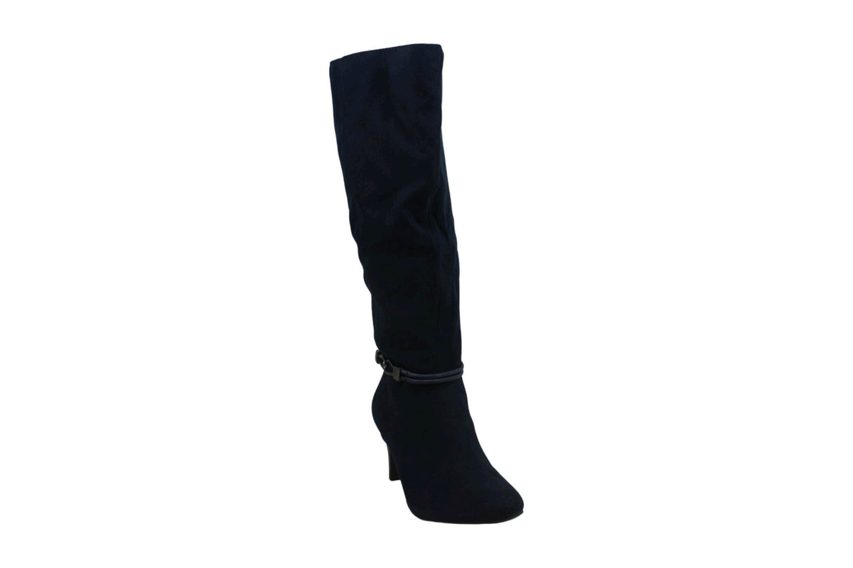 Karen Scott Women's Hollee Wide Calf Dress Boots Blue Size 6M