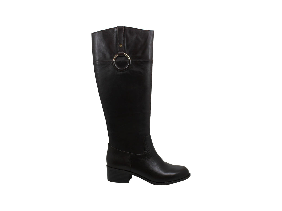 Alfani Women's Briaah Almond Toe Knee High Riding Boots Brown Size 9M-WC