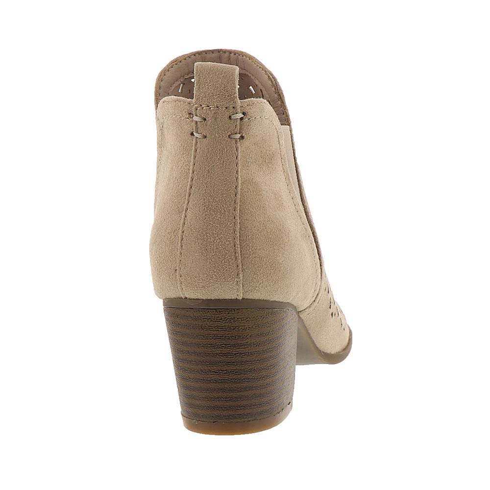 Indigo Rd. Women's Salem2 Fabric Round Toe Ankle Chelsea Boots Light Tan Size 9M