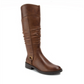 Baretraps Women's Chaya Leather Closed Toe Knee Brush Brown Size 6.5 M