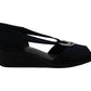 Karen Scott Women's Yolandah Open Toe Casual Platform Sandals Blue Size 7.5 M