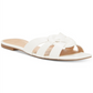 INC International Concepts Women's Padded Woven Breathable Gargi Square Toe Slip on White Size 8 M