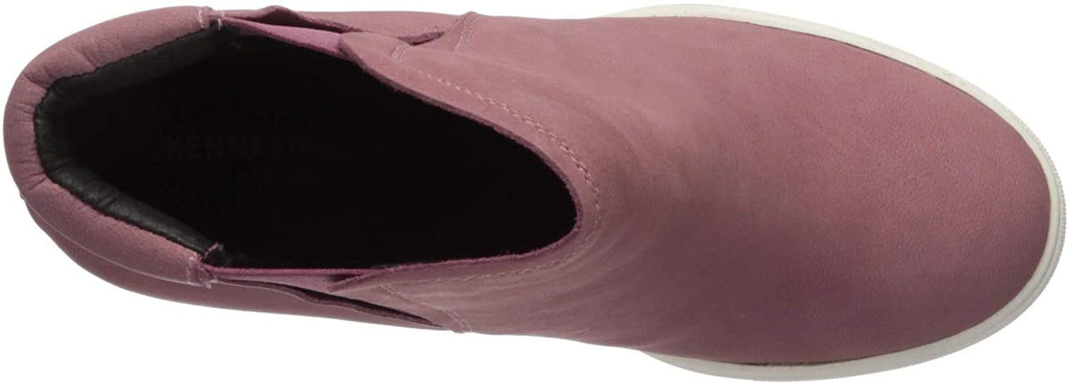 Kenneth Cole Women's Wedge Hight Top Pull on Fashion Sneak Red Size 7 M