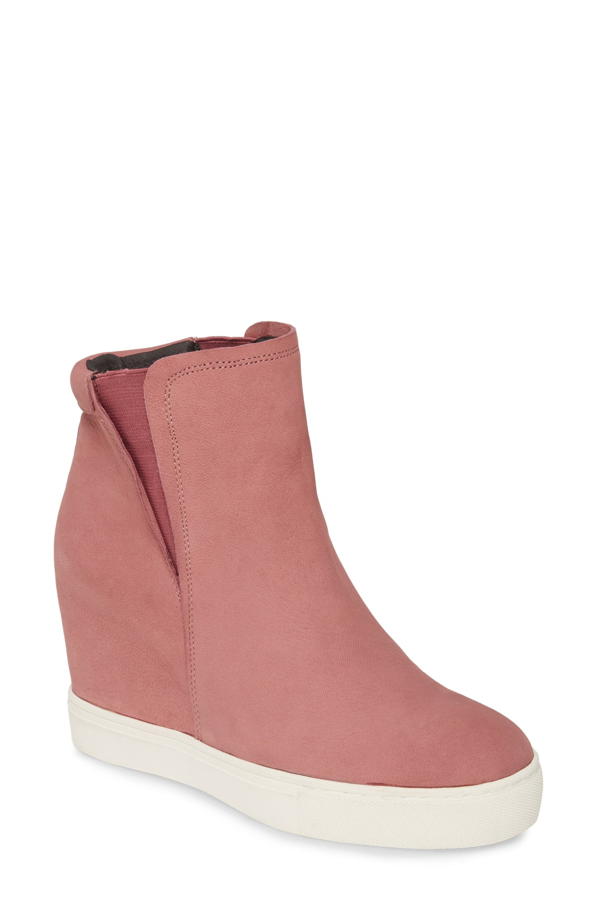 Kenneth Cole Women's Wedge Hight Top Pull on Fashion Sneak Red Size 7 M