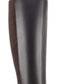 Bandolino Women's Buckle Accent Cushioned Bilya Almond Toe Block Heel Zip up Leather Heeled Boots Dark Brown Size 8 M
