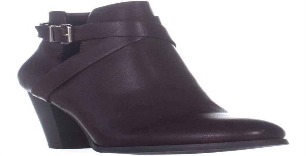 Call It Spring Women's Tecia 601 Leather Closed Toe Ankle Fashion Boots Brown Size 6 M