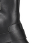 Style & Co Women's Cushioned Buckle Accent Gianara Block Heel Zip up Booties Black Size 9.5 M