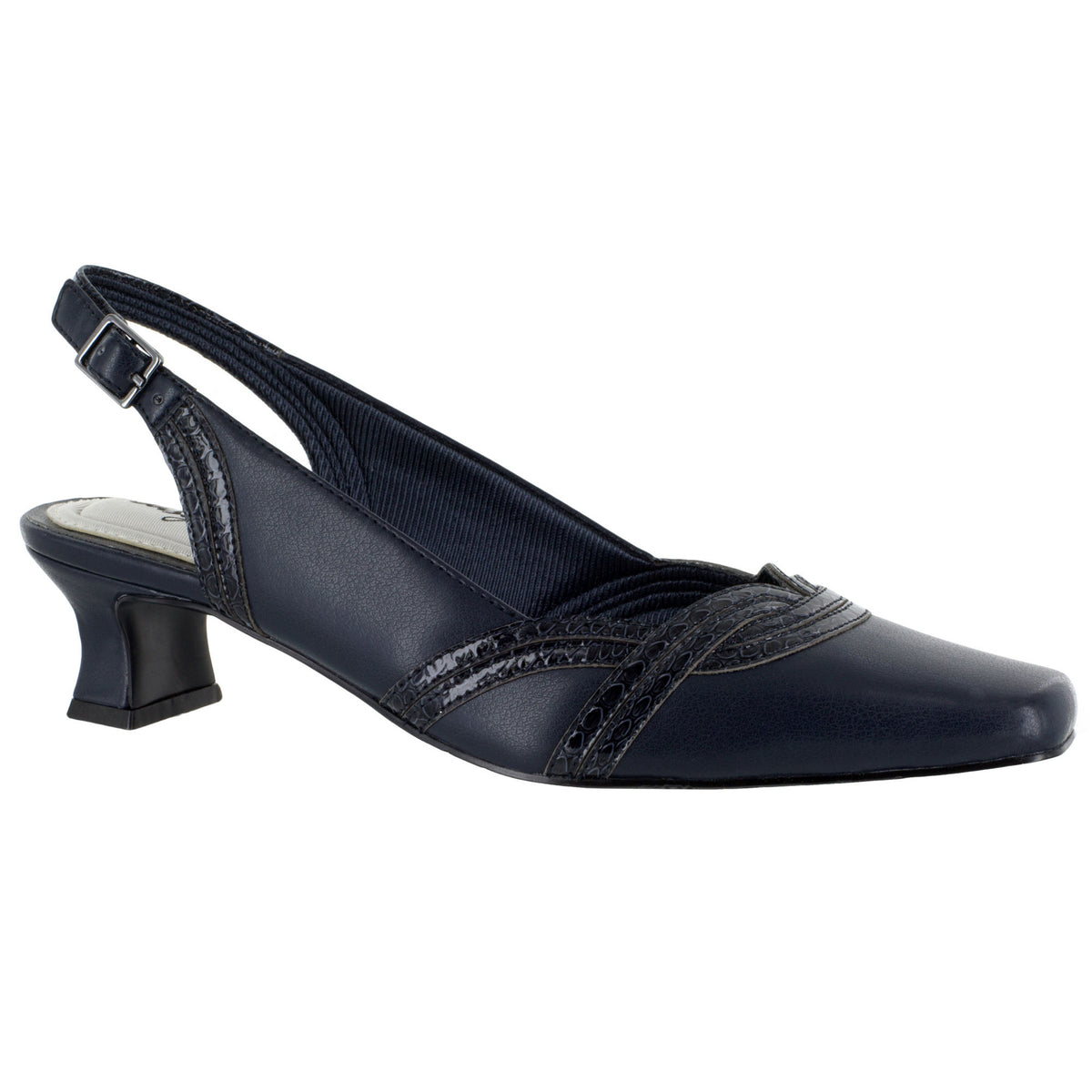 Easy Street Women's Stunning Slingback Navy Size 10 WW