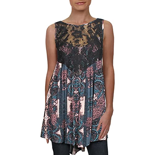 Free People Women's Count Me in Trapeze Top Black Size X-Small