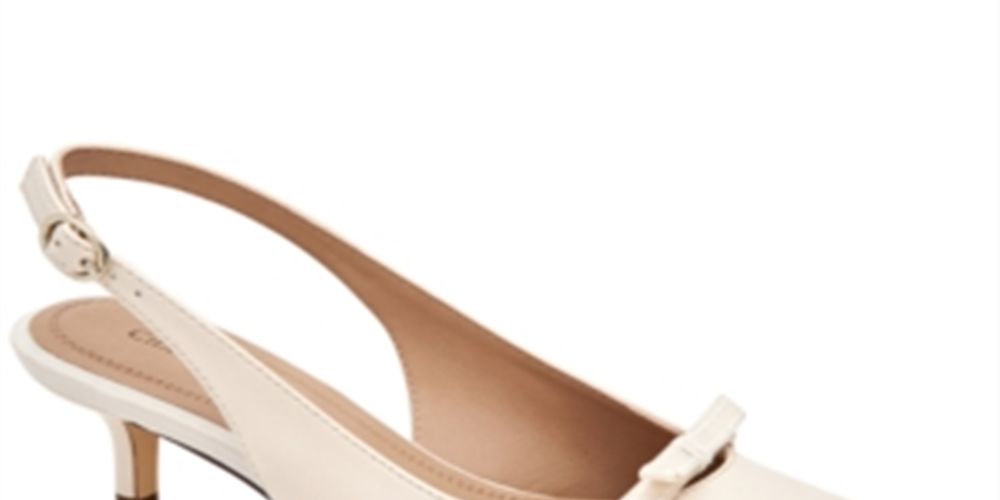 Charter Club Women's Pointed Toe SlingBack Classic Pumps Beige Size 6.5 M