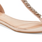 Badgley Mischka Women's Gabby Split Toe Casual Ankle Shoes Silver  Size 5