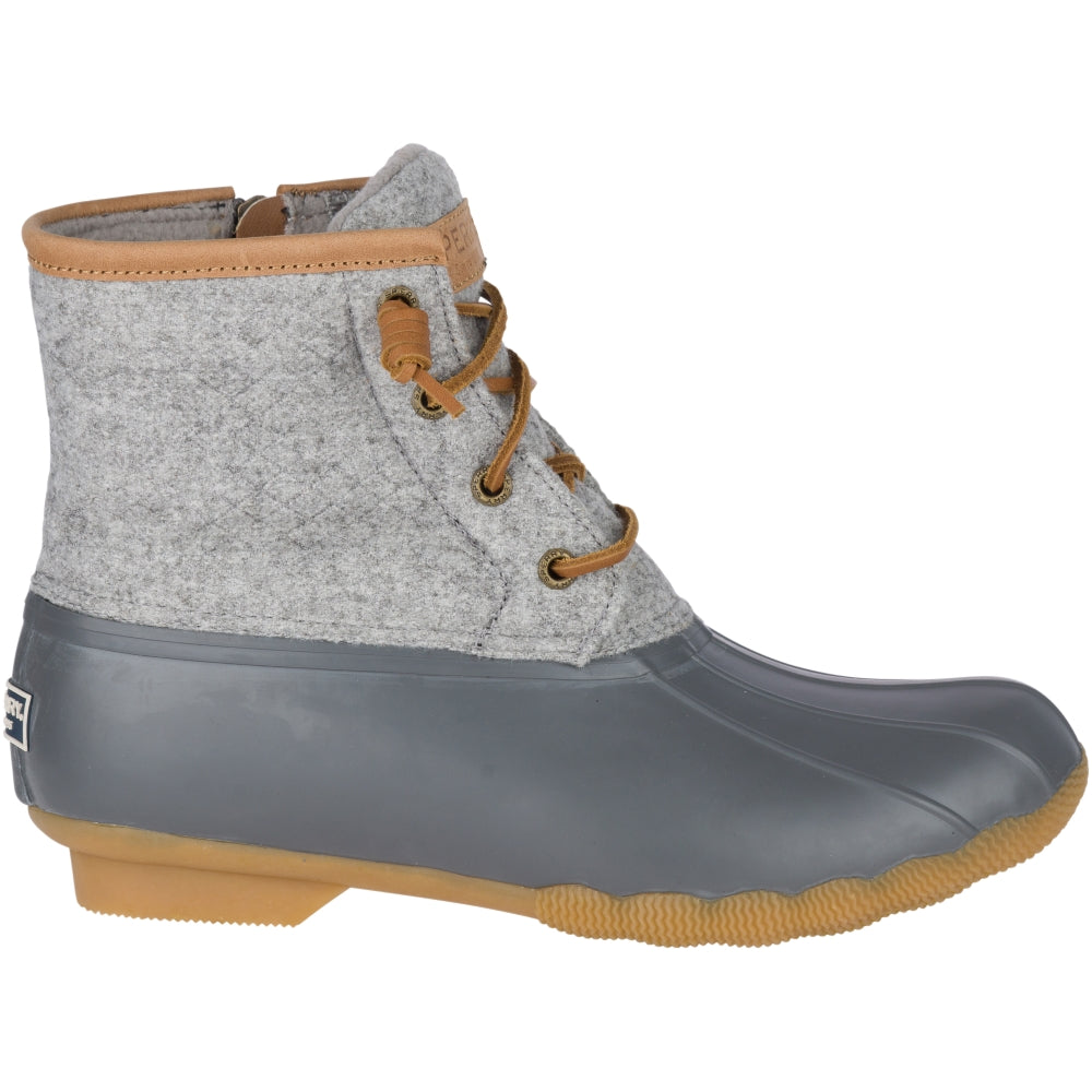 Style & Co Women's Sperry Saltwater Emboss Wool Gray Size 8.5 M