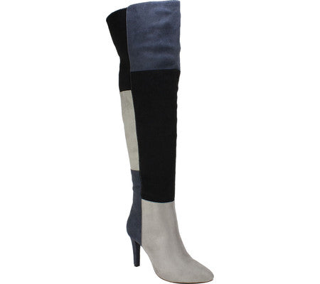 Rialto Women's Carpio Colorblocked Over-The-K Grey Multi 6.5M