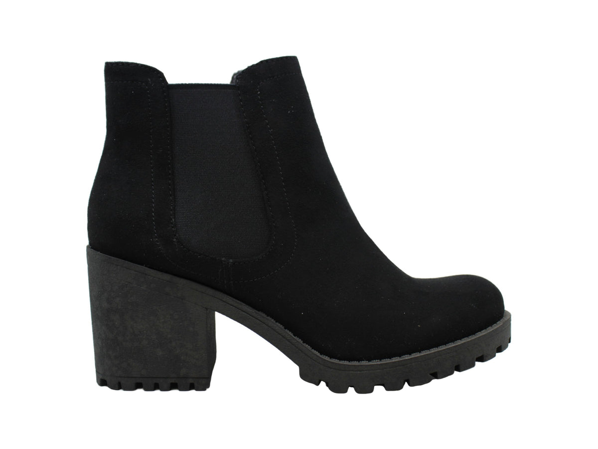 American Rag Women's Morghan Fabric Closed Toe Ankle Chelsea Boots Black Size 11 M