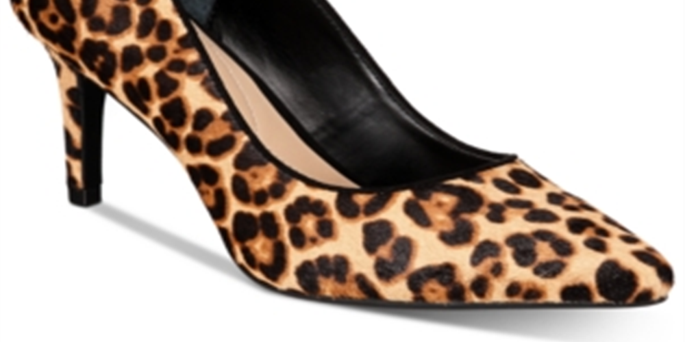 Alfani Women's Jeules Leather Pointed Toe Classic Pumps Brown  Size 5 M
