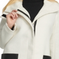 DKNY Women's Cold Weather Winter Long Coat White Size Medium