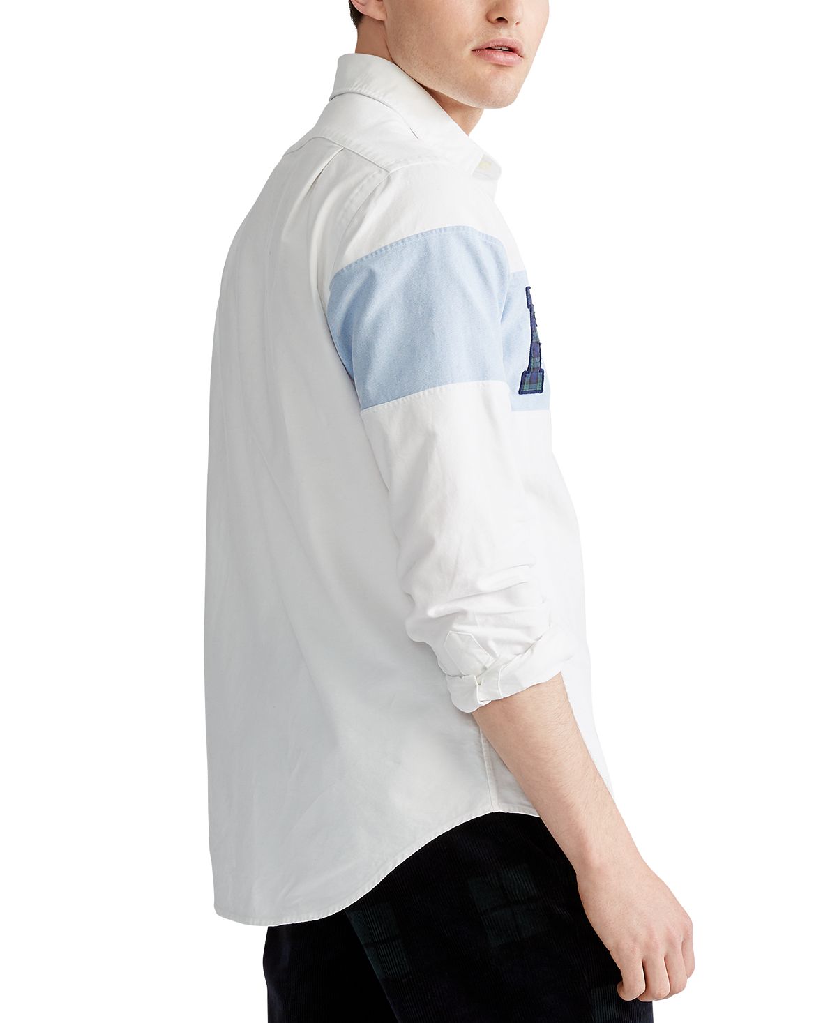 Ralph Lauren Men's Button Down Logo Shirt White Size Small