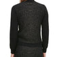 Calvin Klein Women's Speck Sweater Pencil Skirt Black Size Medium