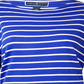 Karen Scott Women's Boat Neck Striped Knit Top Brown Size 10M