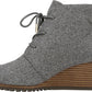 Dr. Scholl's Women's Conquer Wedge Bootie Gray Size 9.5M