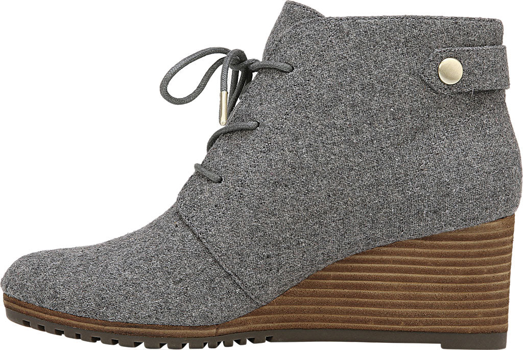 Dr. Scholl's Women's Conquer Wedge Bootie Gray Size 9.5M