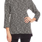 Vince Camuto Women's Herringbone Layered Look Mock Turtleneck Sweater Gray Size X-Small