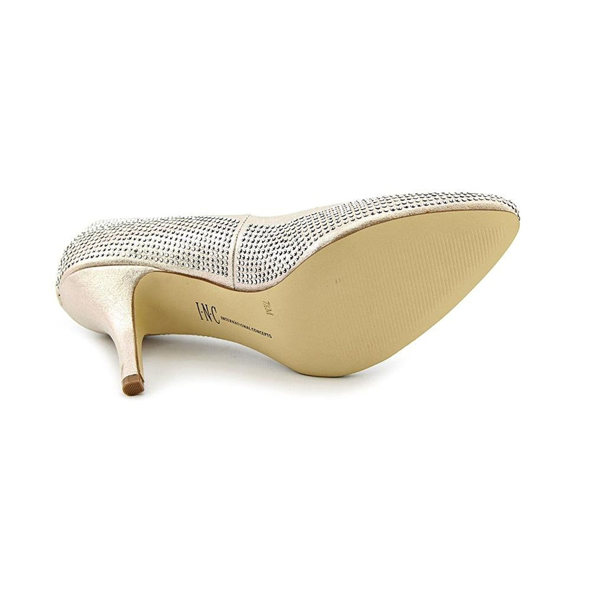 INC International Concepts Women's Studded Classic Pumps Yellow Size 10 M