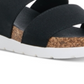 Madden Girl Women's Nikkii Wedge Sandal Black Size 8 M