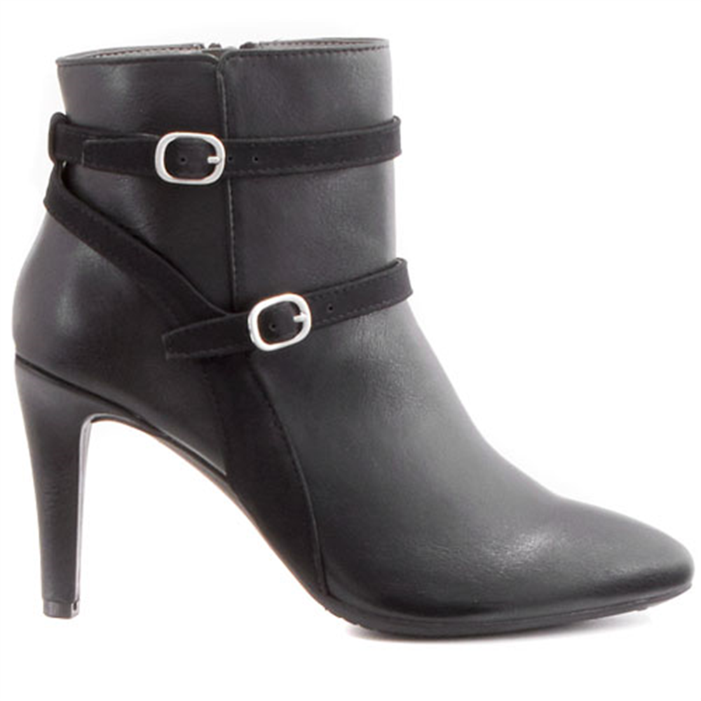 RIALTO Women's Casual Boots Black - Black Caleigh Bootie Size 6.5M