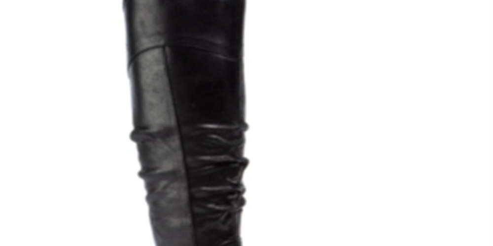 BareTraps Women's Chaya Tall Block Heel Knee High Boots Black Size 6.5 M
