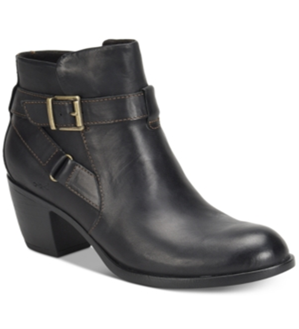 B.O.C. Women's Casual BShea Leather Bootie Black Size 10M
