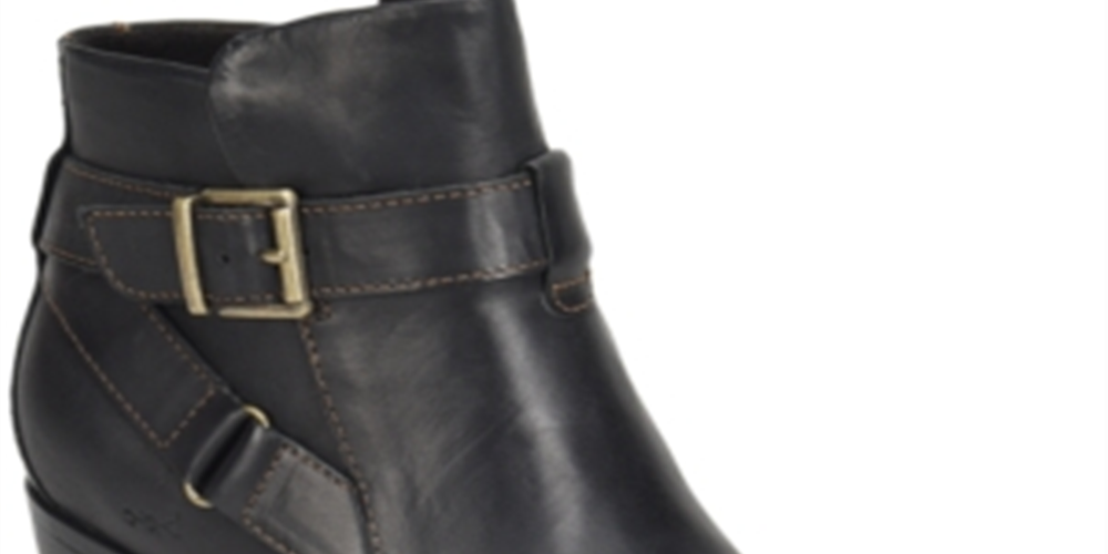 B.O.C. Women's Casual BShea Leather Bootie Black Size 10M