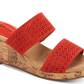 Style & Co Women's Jacelin Wedge Sandals Black Size 8 M