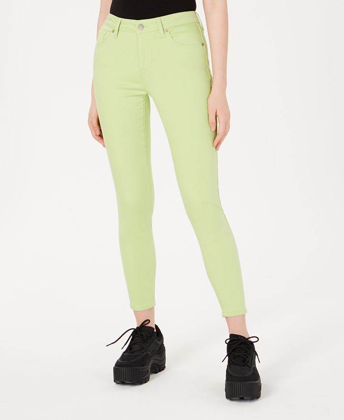 Celebrity Pink Women's Color Denim Ankle Jeans Yellow Size 7