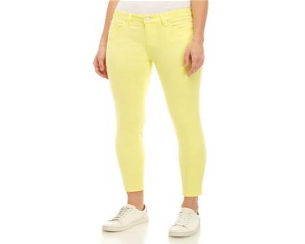 Celebrity Pink Women's Color Denim Ankle Jeans Yellow Size 7