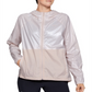 Under Armour Women's Non Denim Casual Jackets Apex Metallic Woven Full Zip Jacket Pink Size XL