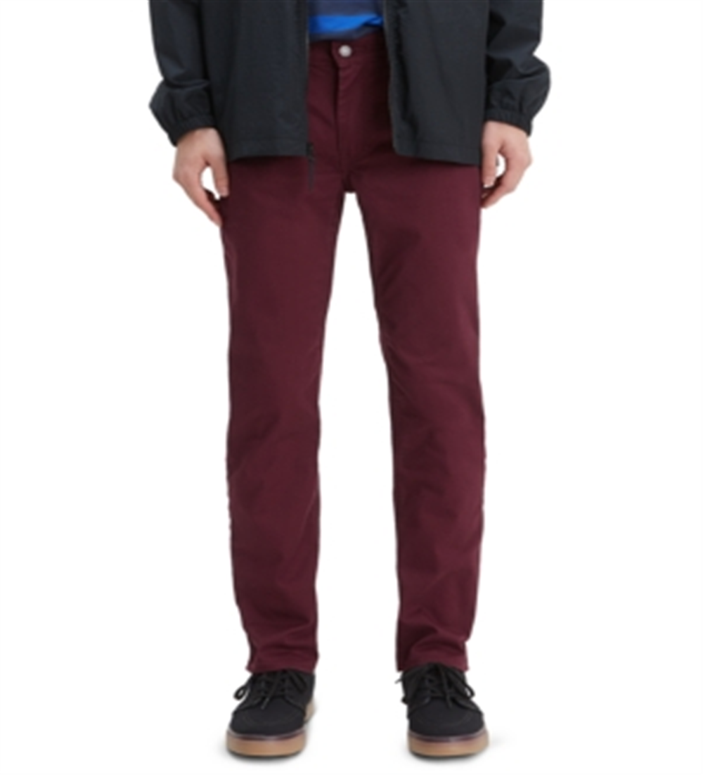 Levi's Men's Stretch Slim Fit Jeans Red Size 29X30