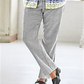 Alfred Dunner Women's Plus Dressy Wear to Work Corduroy Pants Gray Size 18W