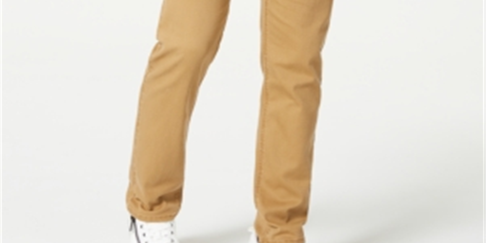 Inc Men's Slim-Straight Fit Stretch Jeans  - Library Oak Brown Size 34X34